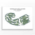 Moose Run Golf Courses, Hill Course, Alaska - Printed Golf Courses