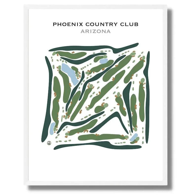 Phoenix Country Club, Arizona - Printed Golf Courses