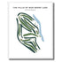 The Hills of Baw Beese Lake, Michigan - Printed Golf Courses