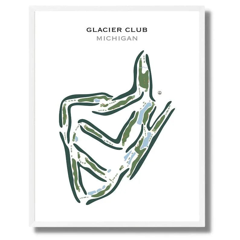 Glacier Club, Michigan - Printed Golf Courses