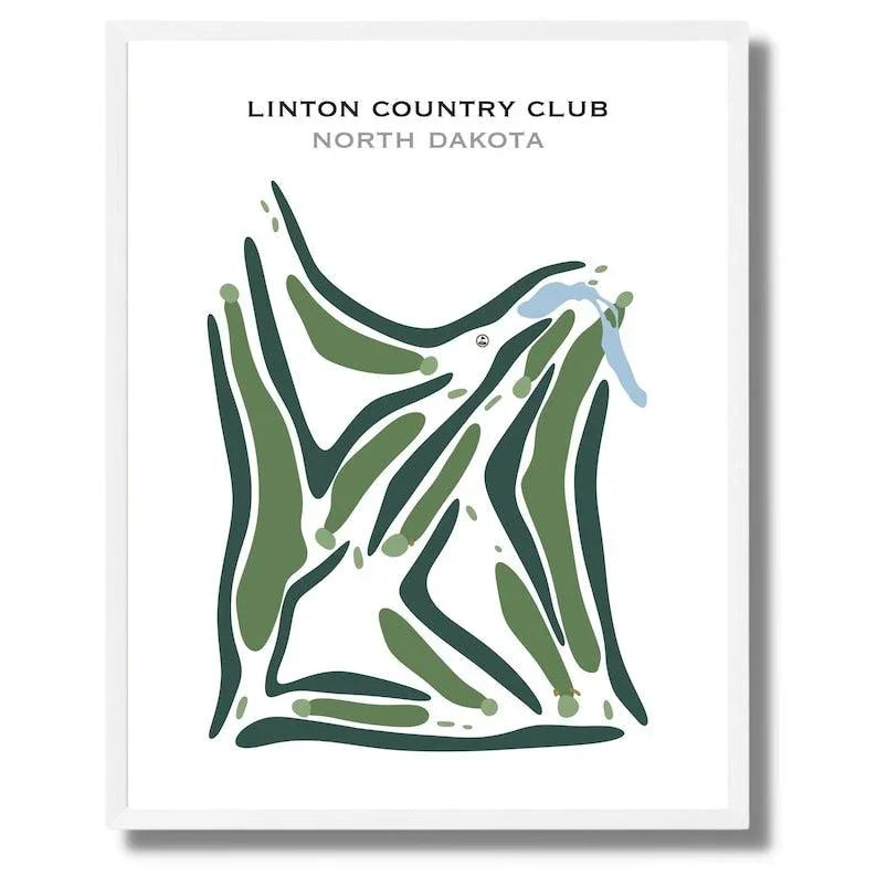 Linton Country Club, North Dakota - Printed Golf Courses