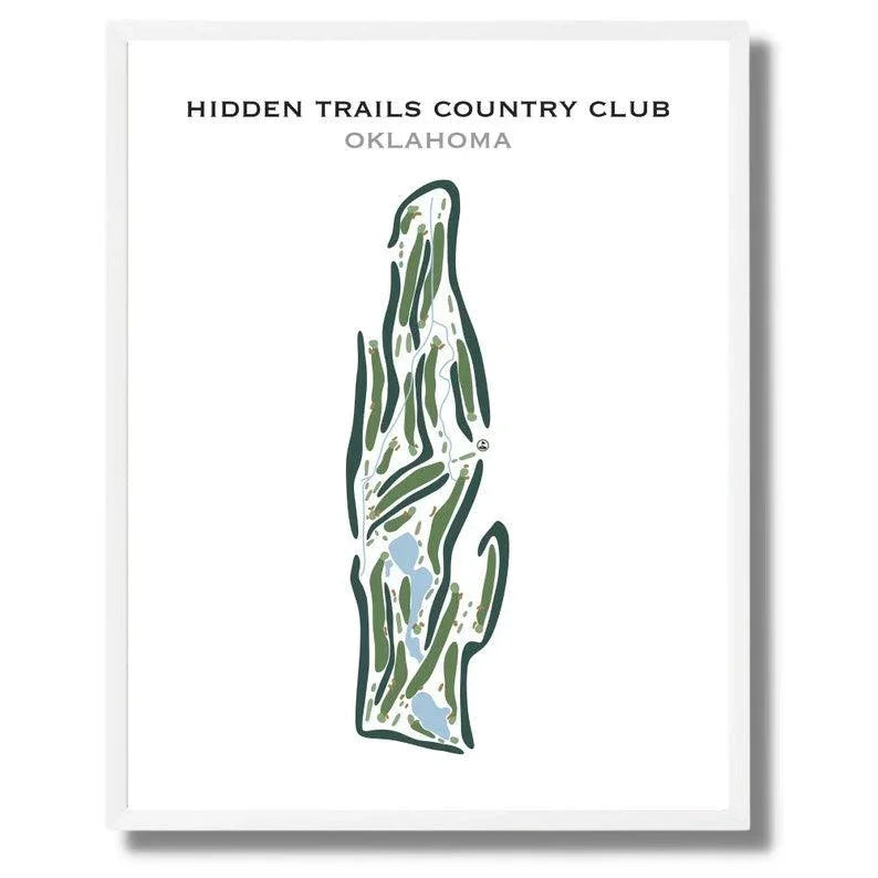 Hidden Trails Country Club, Oklahoma - Printed Golf Courses