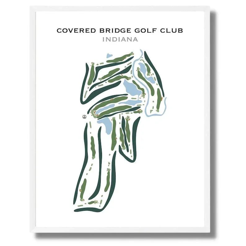 Covered Bridge Golf Club, Indiana - Printed Golf Courses
