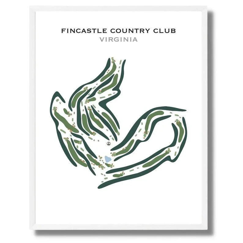 Fincastle Country Club, Virginia - Printed Golf Courses