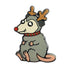 Possum Reindeer Golf Ball Marker