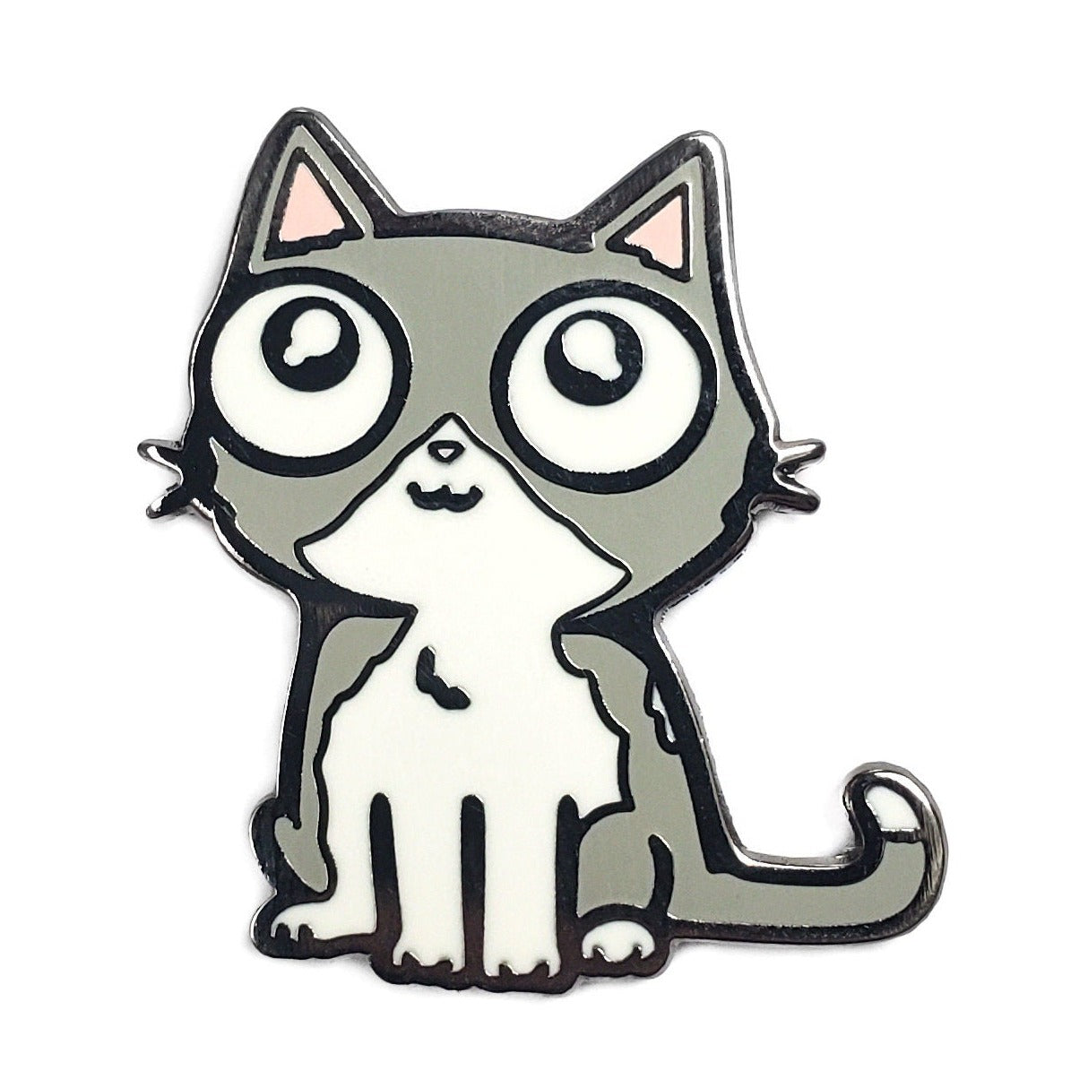 Gray Cat Golf Ball Marker