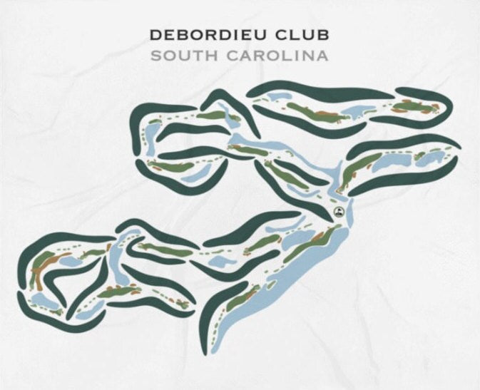 DeBordieu Club, South Carolina - Printed Golf Courses