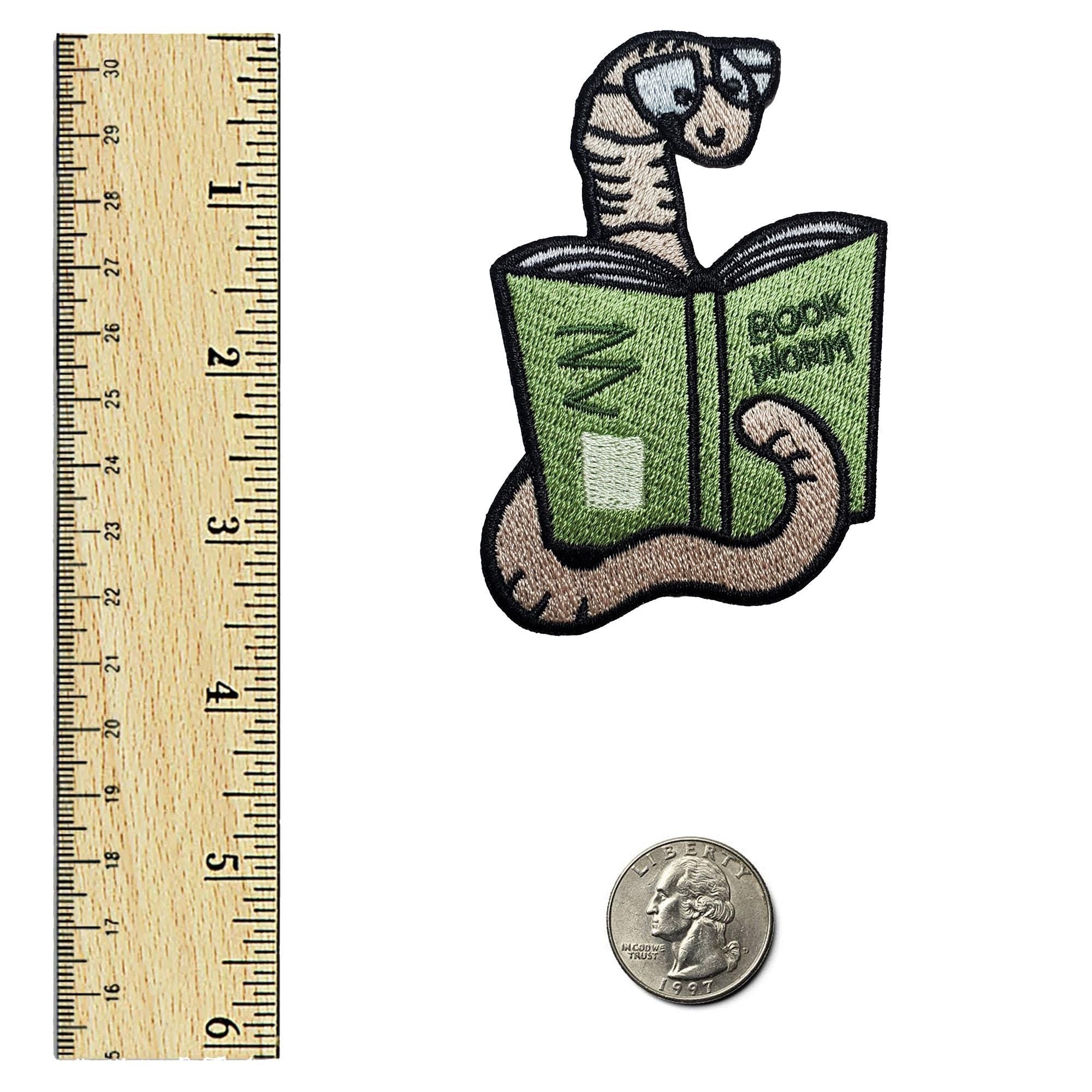 Book Worm Patch