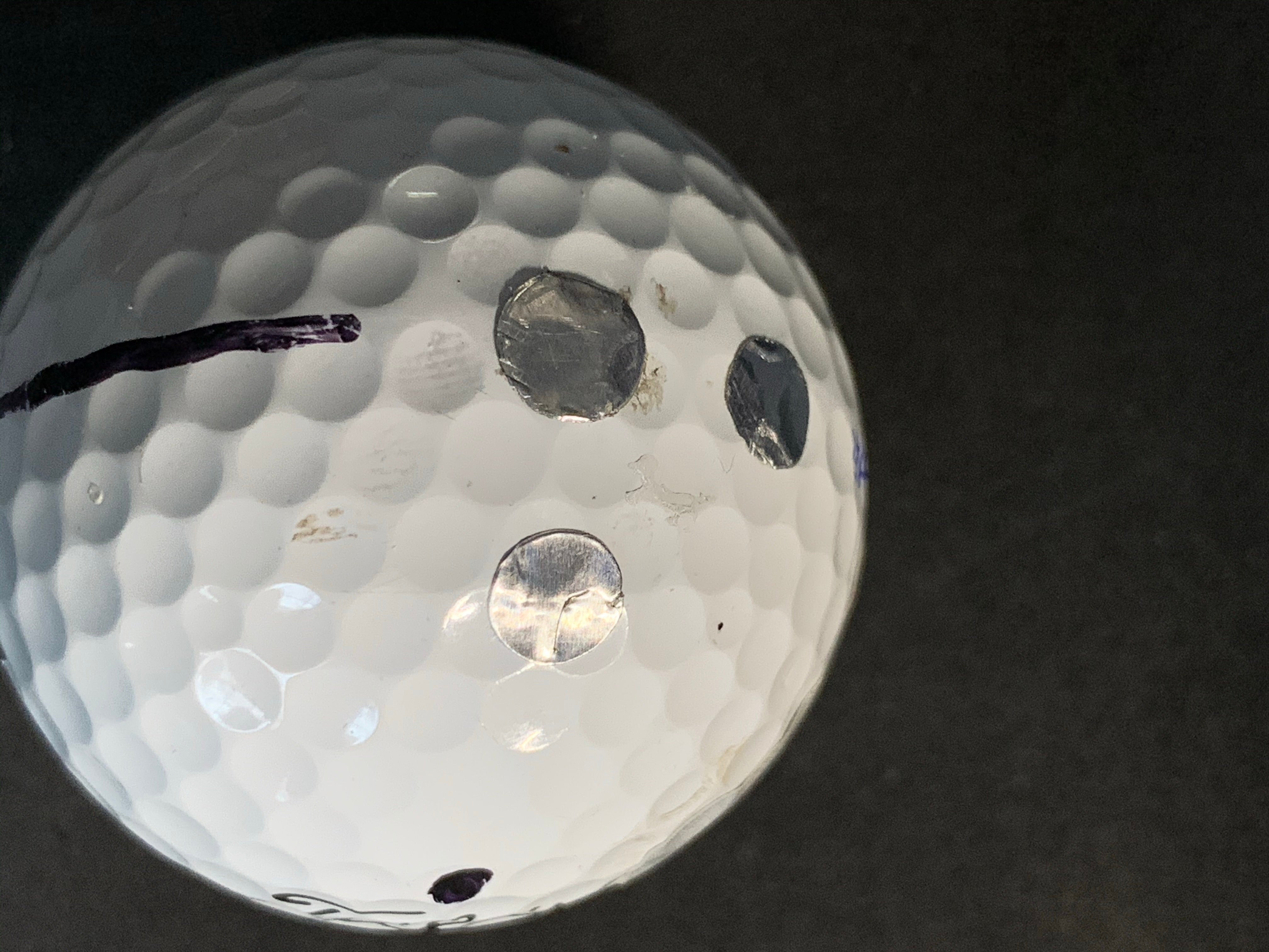 Metallic Dots OEM THICKNESS for Flightscope and Trackman Pack of 3000 dots