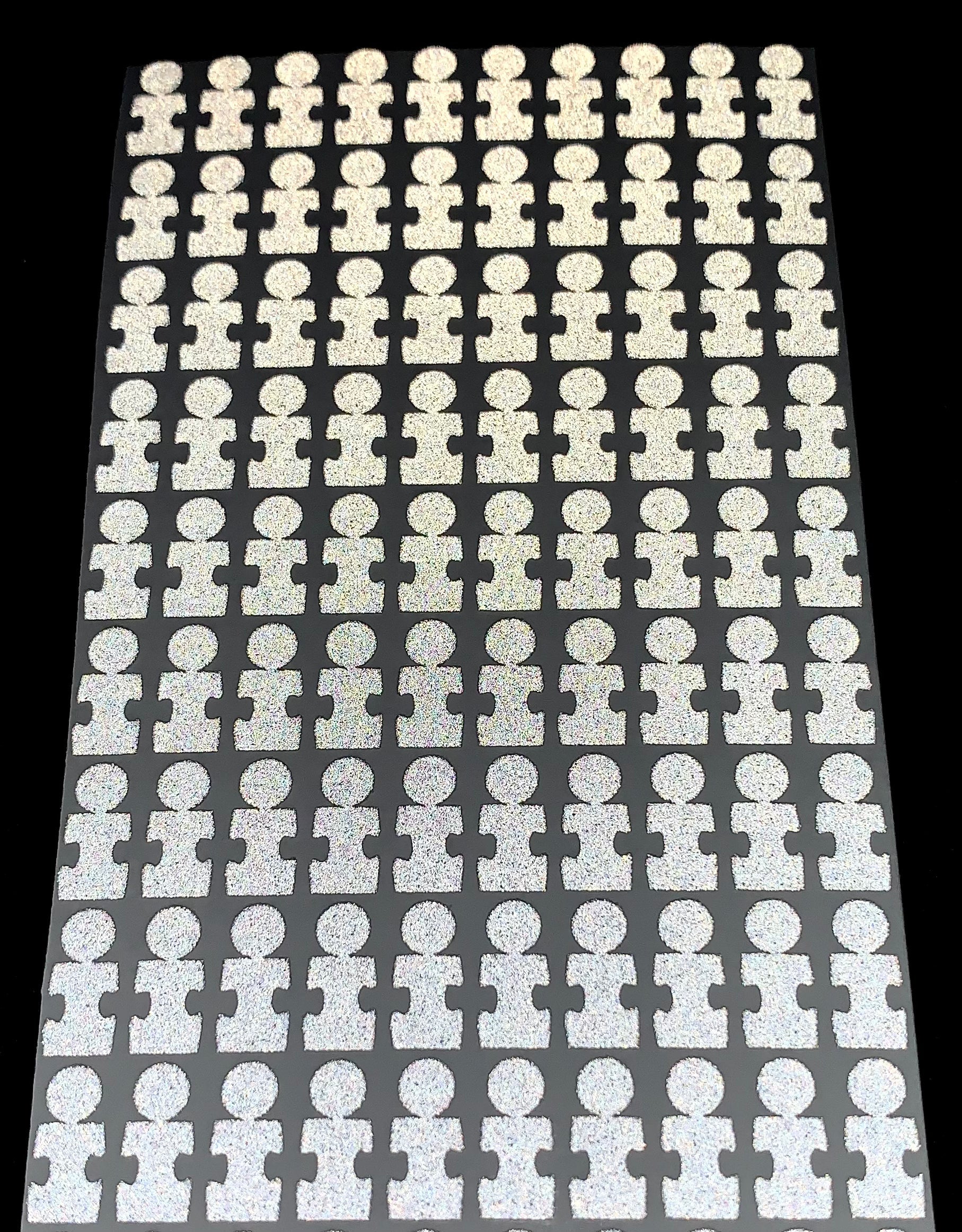 Autism Awareness Puzzle Piece dots for Foresight GC2 with HMT, GC3, Hawk, GCQuad, GC Quad MAX, or BLP club data dots 200 pack