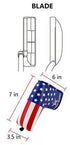 FUDGE! Embroidered Putter Cover by ReadyGOLF - Blade