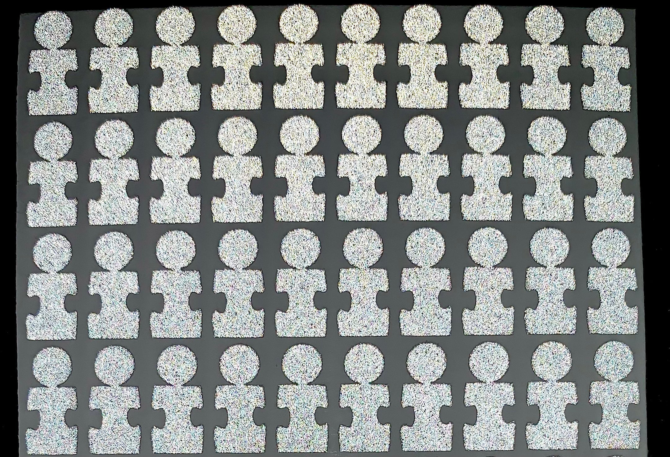 Autism Awareness Puzzle Piece dots for Foresight GC2 with HMT, GC3, Hawk, GCQuad, GCQuad MAX, or BLP club data dots 400 pack