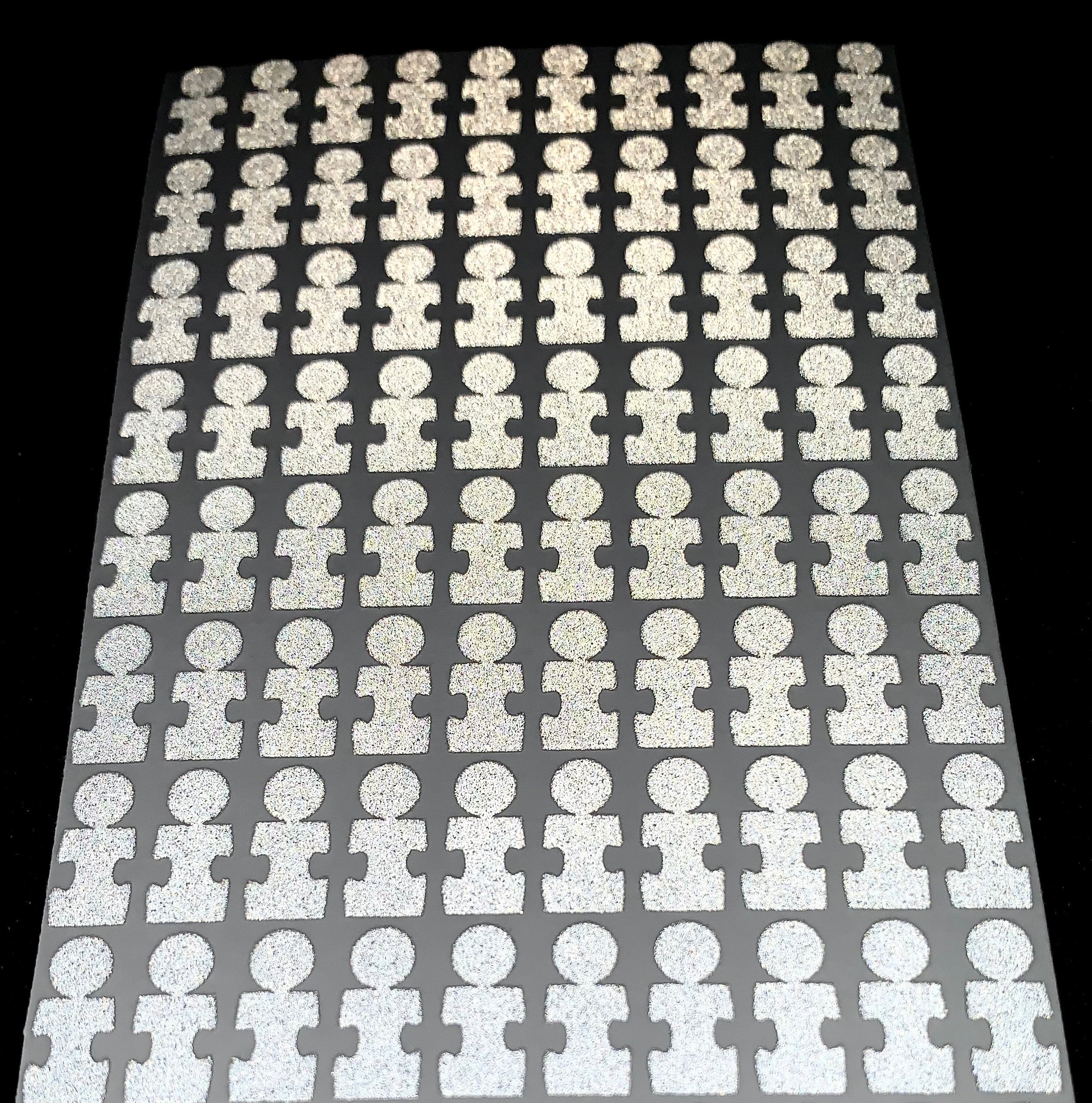 Els for Autism April Autism Awareness Month Puzzle Piece dots for Foresight GC2 with HMT, GC3, Hawk, or GCQuad club data dots 10000 pack