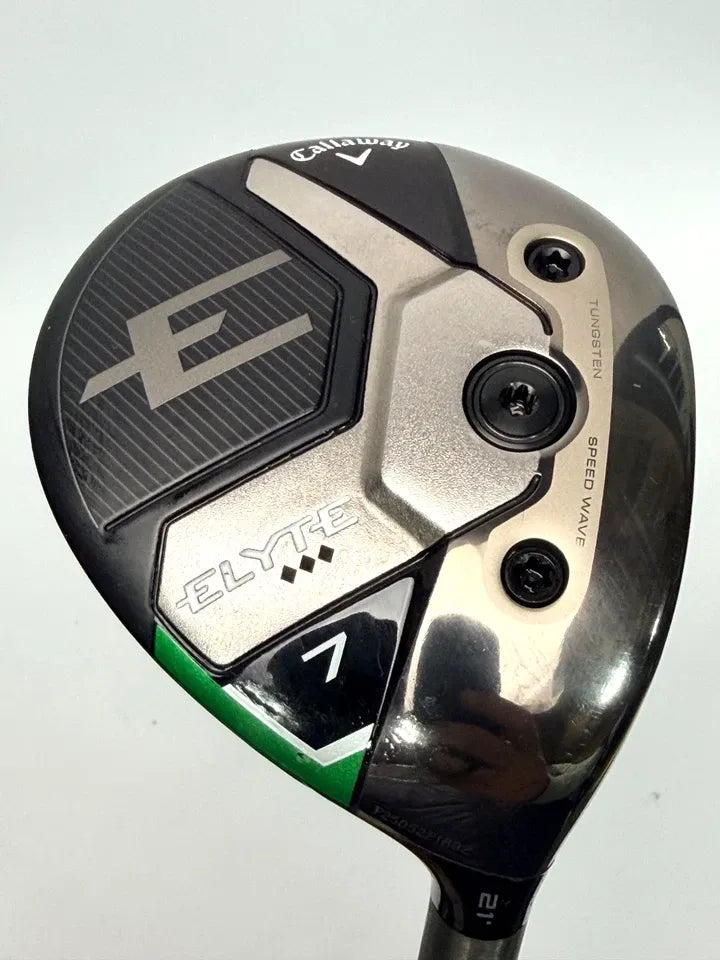 Callaway Elyte Triple Diamond 7 Wood 21° HZRDUS Silver 4th Gen 50g Regular Flex