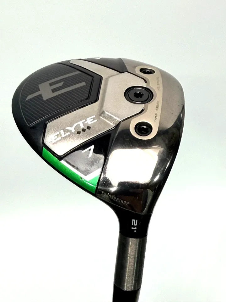 Callaway Elyte Triple Diamond 7 Wood 21° HZRDUS Silver 4th Gen 50g Regular Flex