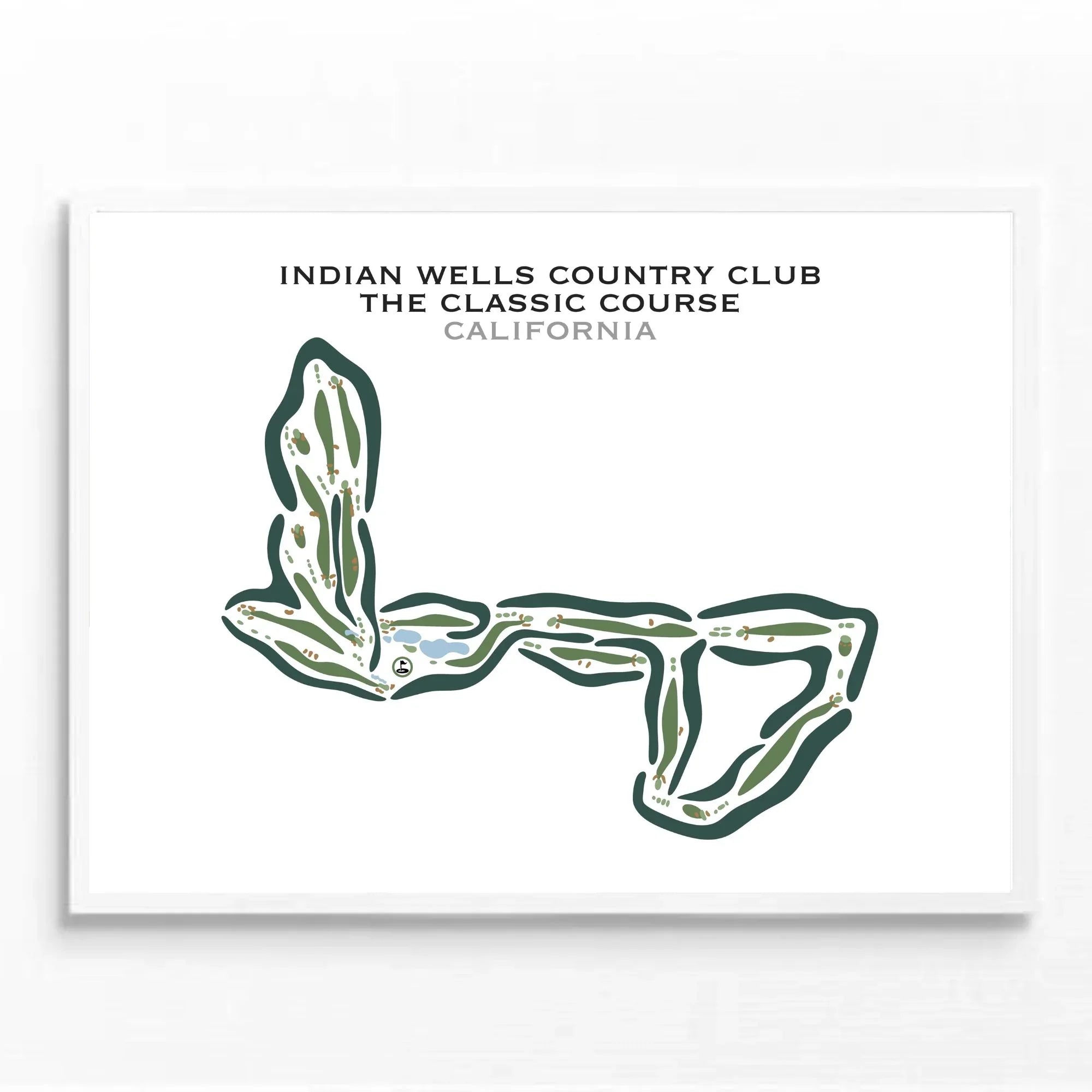 Indian Wells Country Club, California - Printed Golf Courses