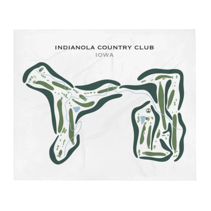 Indianola Country Club, Iowa - Printed Golf Courses
