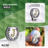 J Monogram & Ball Marker - Black