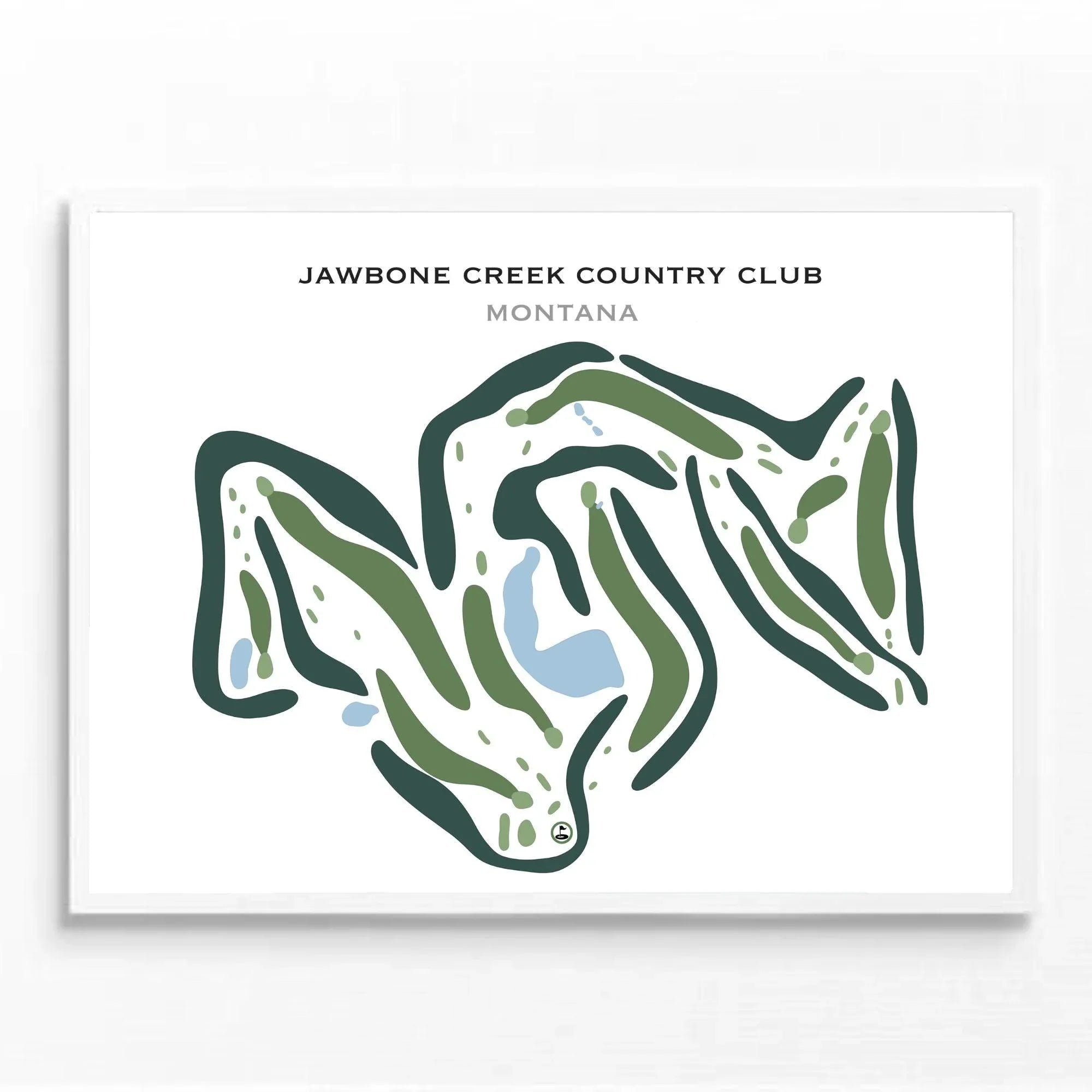 Jawbone Creek Country Club, Montana - Printed Golf Courses