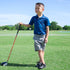 PGA TOUR® Juniors Left Handed 10 Piece Red Golf Club Set by Golfgen® for Player Heights 4'1" - 4'8" | Complete Junior Golf Club Set