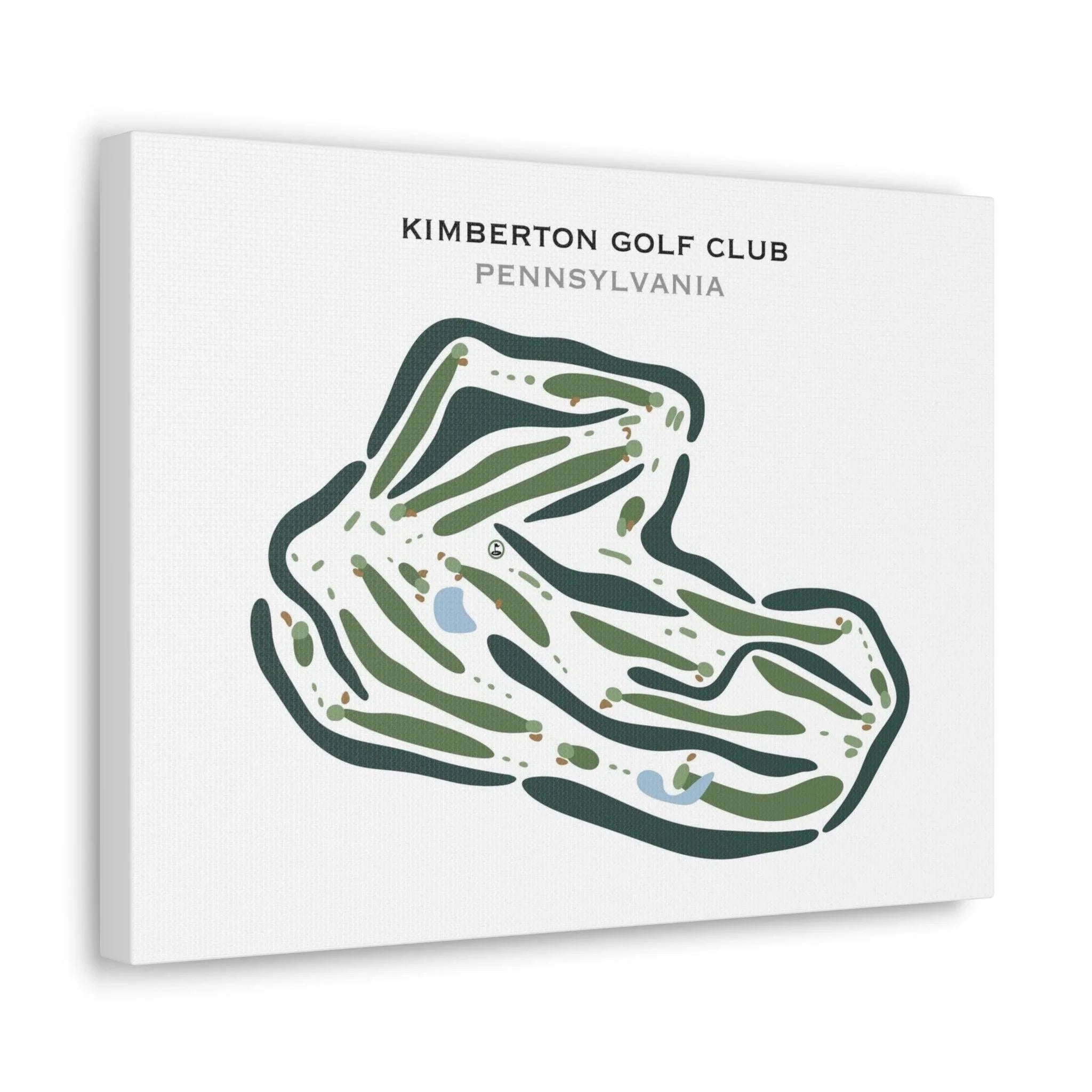 Kimberton Golf Club, Pennsylvania - Printed Golf Courses