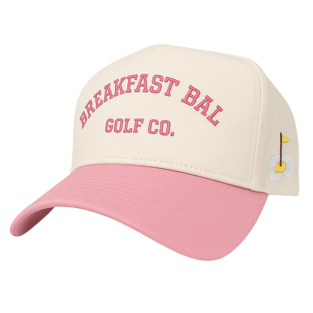 Breakfast Ball – Pink Two Tone Snapback