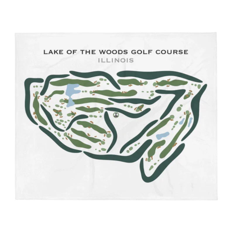Lake of the Woods Golf Course, Illinois - Printed Golf Courses
