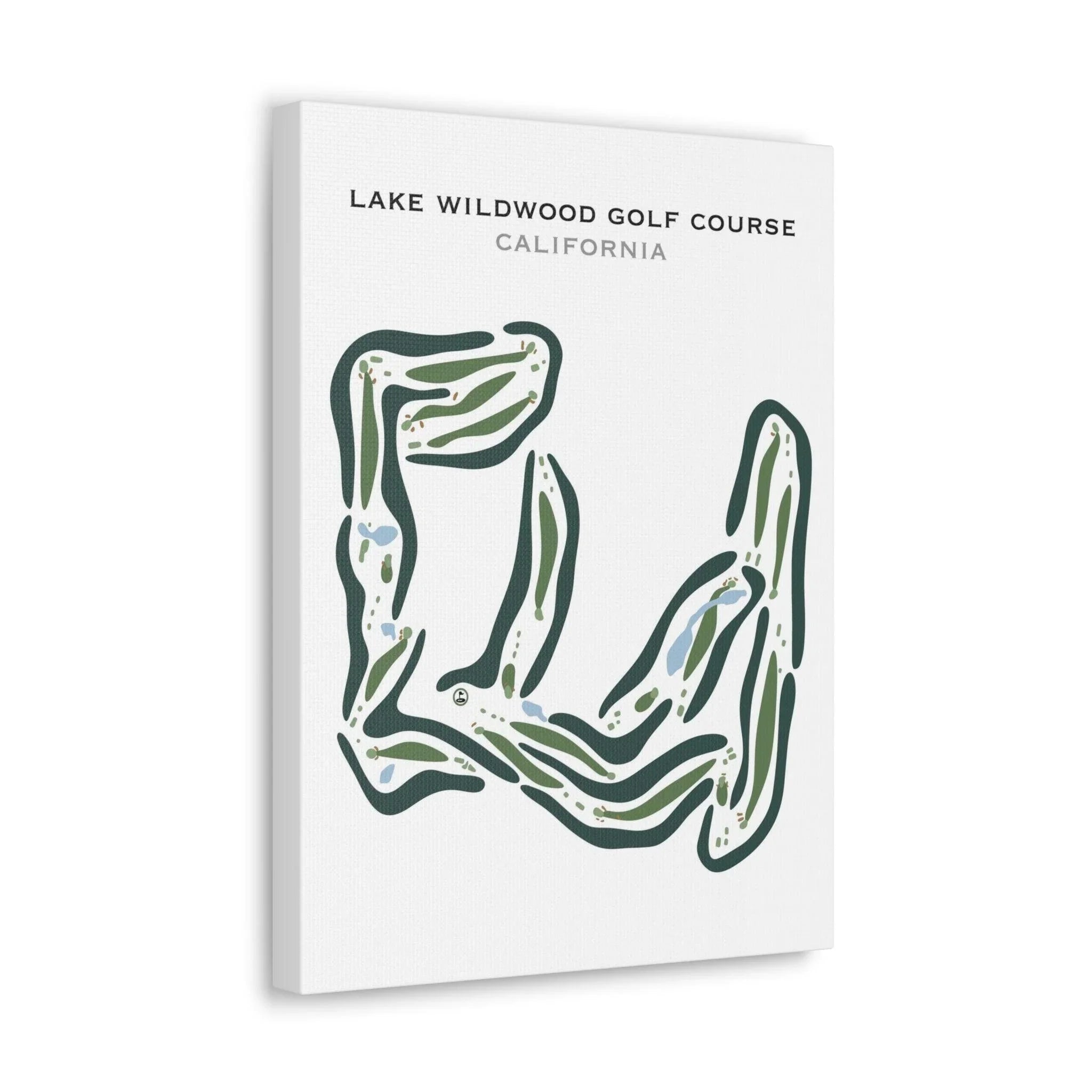 Lake Wildwood Golf Course, California - Printed Golf Courses