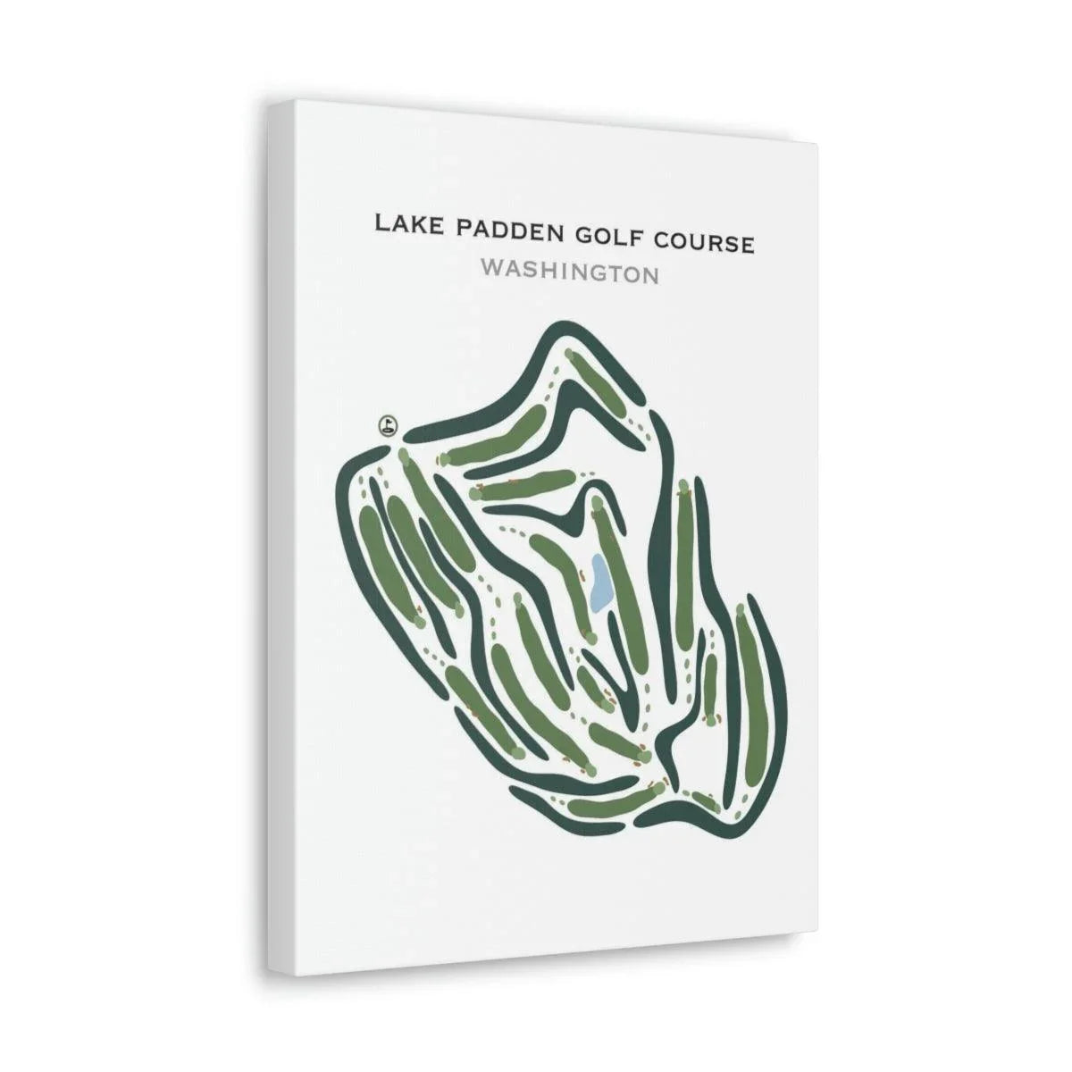 Lake Padden Golf Course, Washington - Printed Golf Courses