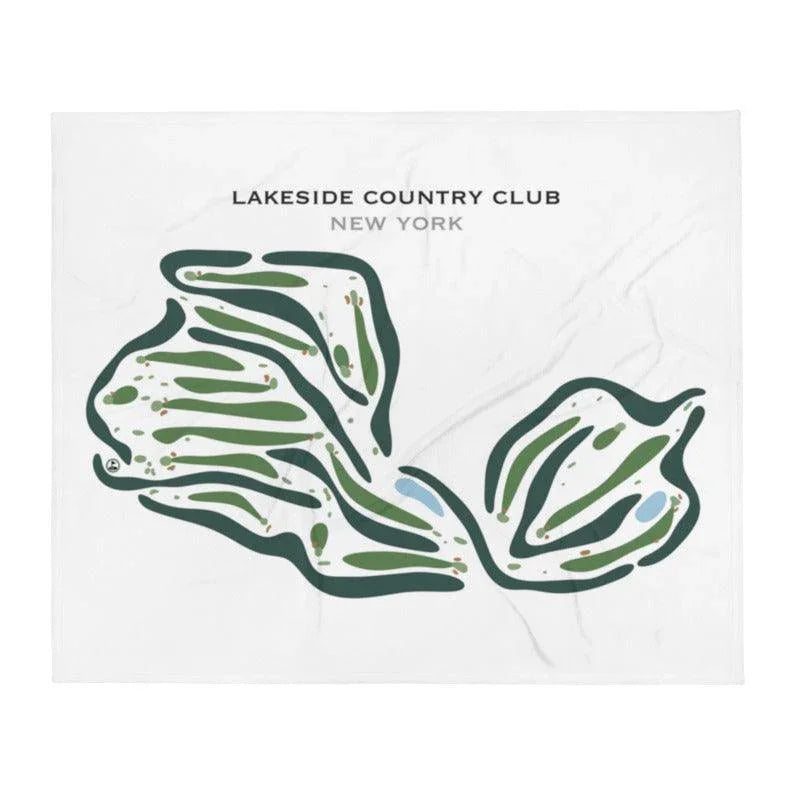 Lakeside Country Club, New York - Printed Golf Courses