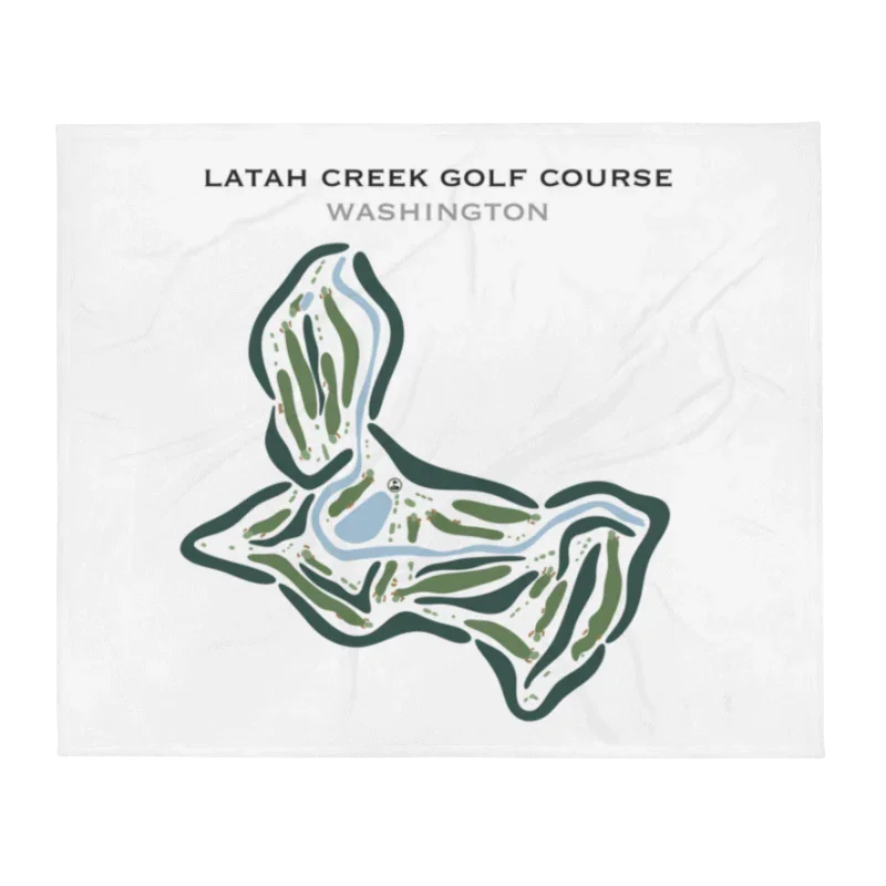 Latah Creek Golf Course, Washington - Printed Golf Courses