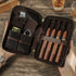 Leather Travel Cigar Humidor Box – Portable Cigar Case