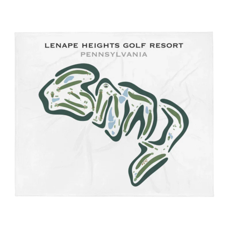Lenape Heights Golf Resort, Pennsylvania - Printed Golf Courses