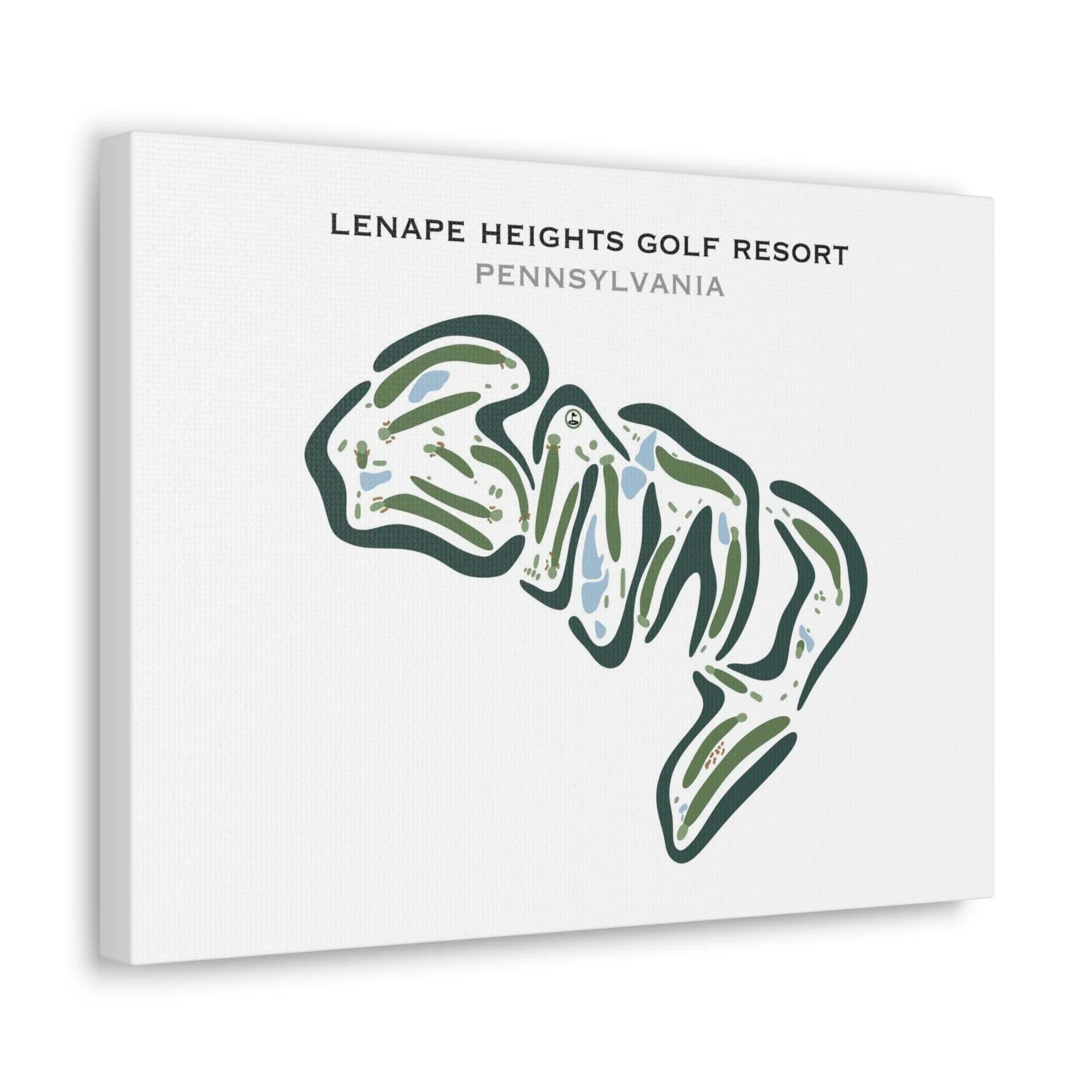 Lenape Heights Golf Resort, Pennsylvania - Printed Golf Courses