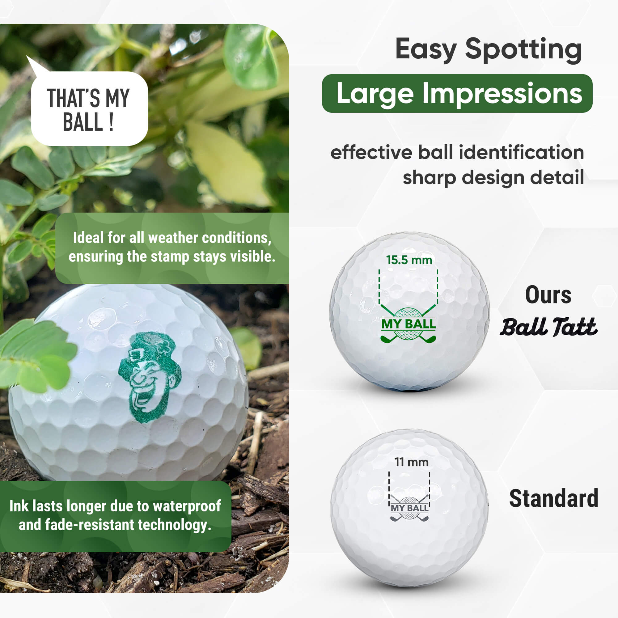 Leprechaun Hat Clip Ball Marker Set