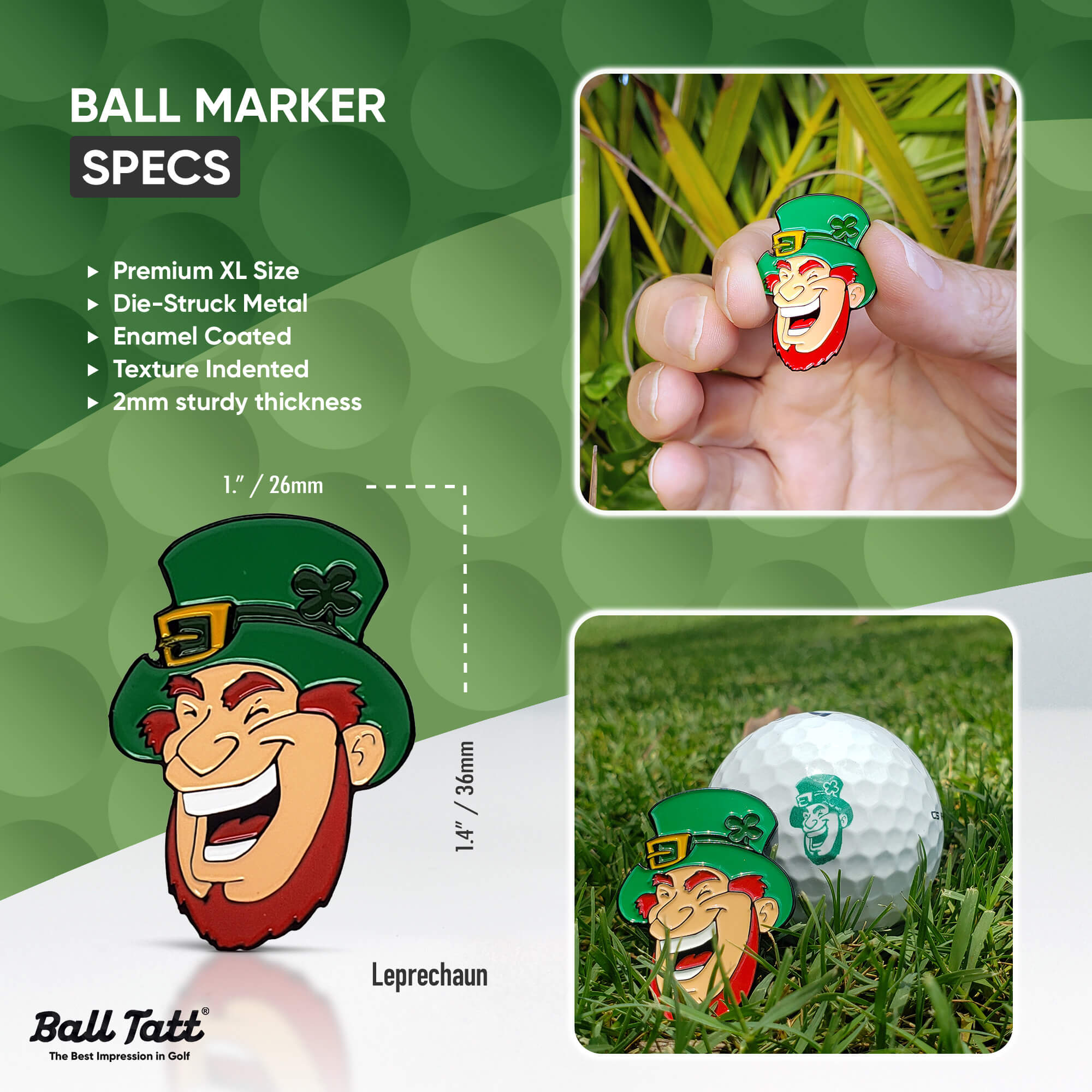 Leprechaun Hat Clip Set