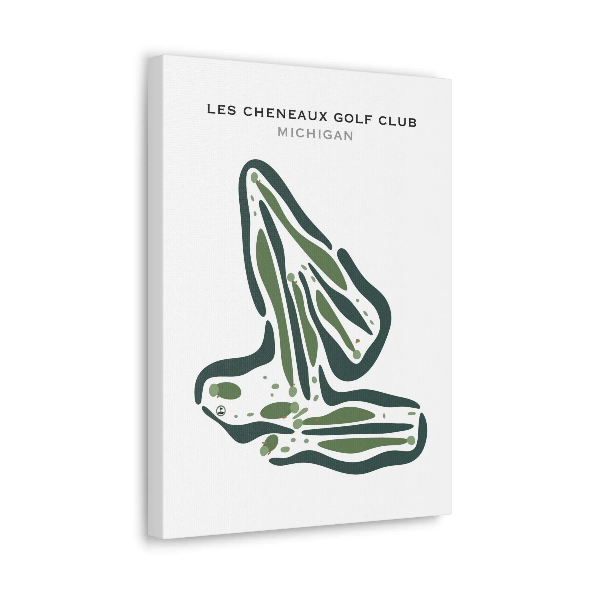 Les Cheneaux Golf Club, Michigan - Printed Golf Courses