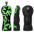 Lucky Clover Golf Headcover Set – Driver, Fairway & Hybrid Covers