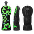 Lucky Clover Golf Headcover Set – Driver, Fairway & Hybrid Covers