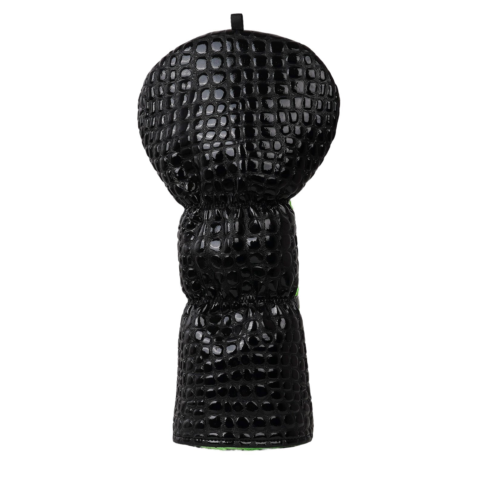Lucky Shamrock Driver Headcover – Black & Neon Green