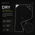 Don't Suck Magna-Anchor™ Stubby Magnetic Golf Towel - Black / Grey