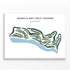 Mamala Bay Golf Course, Hawaii - Printed Golf Courses