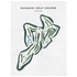 Manakiki Golf Course, Ohio - Printed Golf Courses