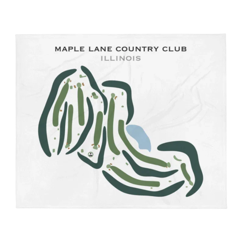 Maple Lane Country Club, Illinois - Printed Golf Courses