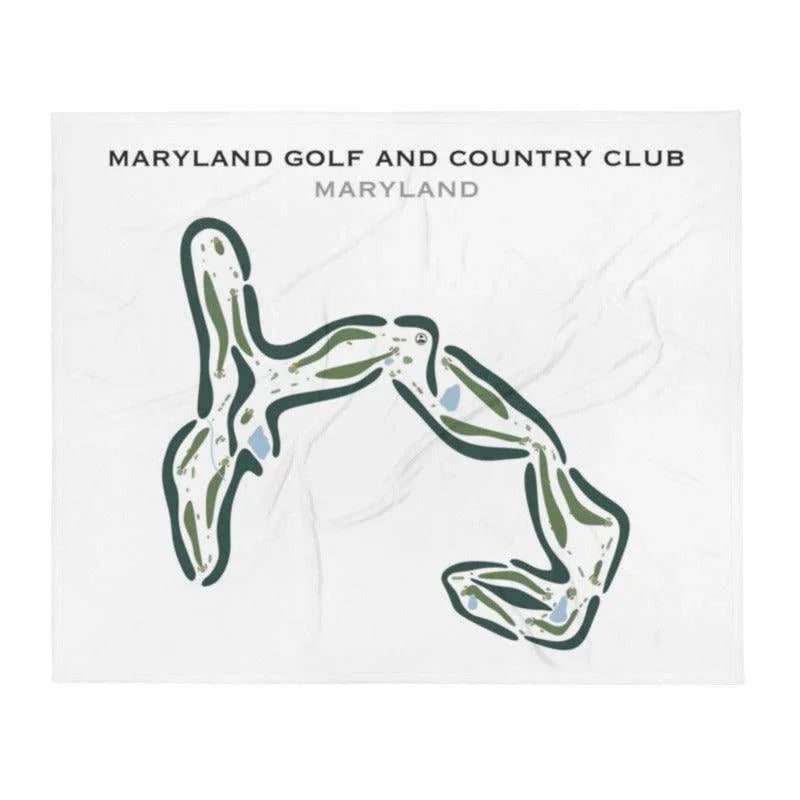 Maryland Golf and Country Club, Maryland - Printed Golf Courses