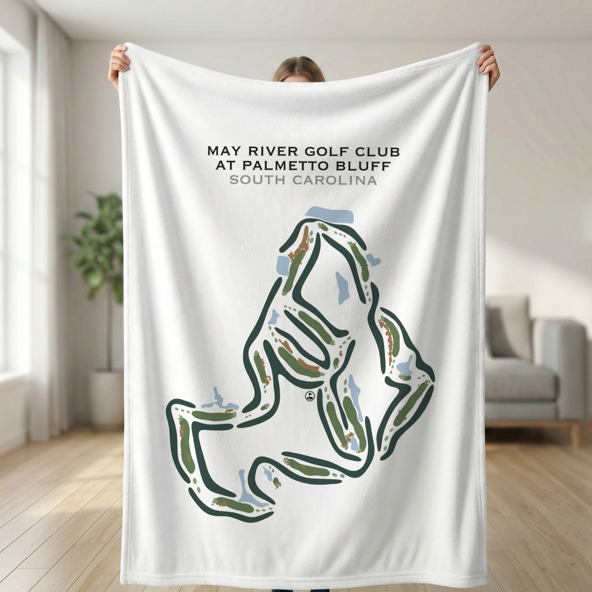 May River Golf Club Palmetto Bluff, South Carolina - Printed Golf Courses