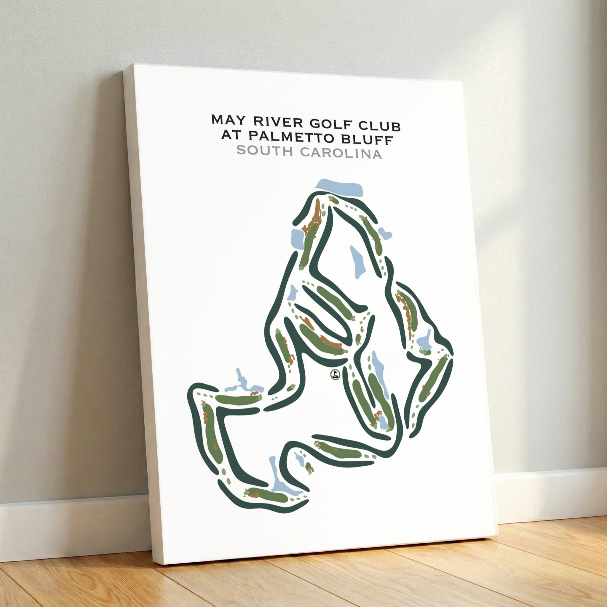 May River Golf Club Palmetto Bluff, South Carolina - Printed Golf Courses