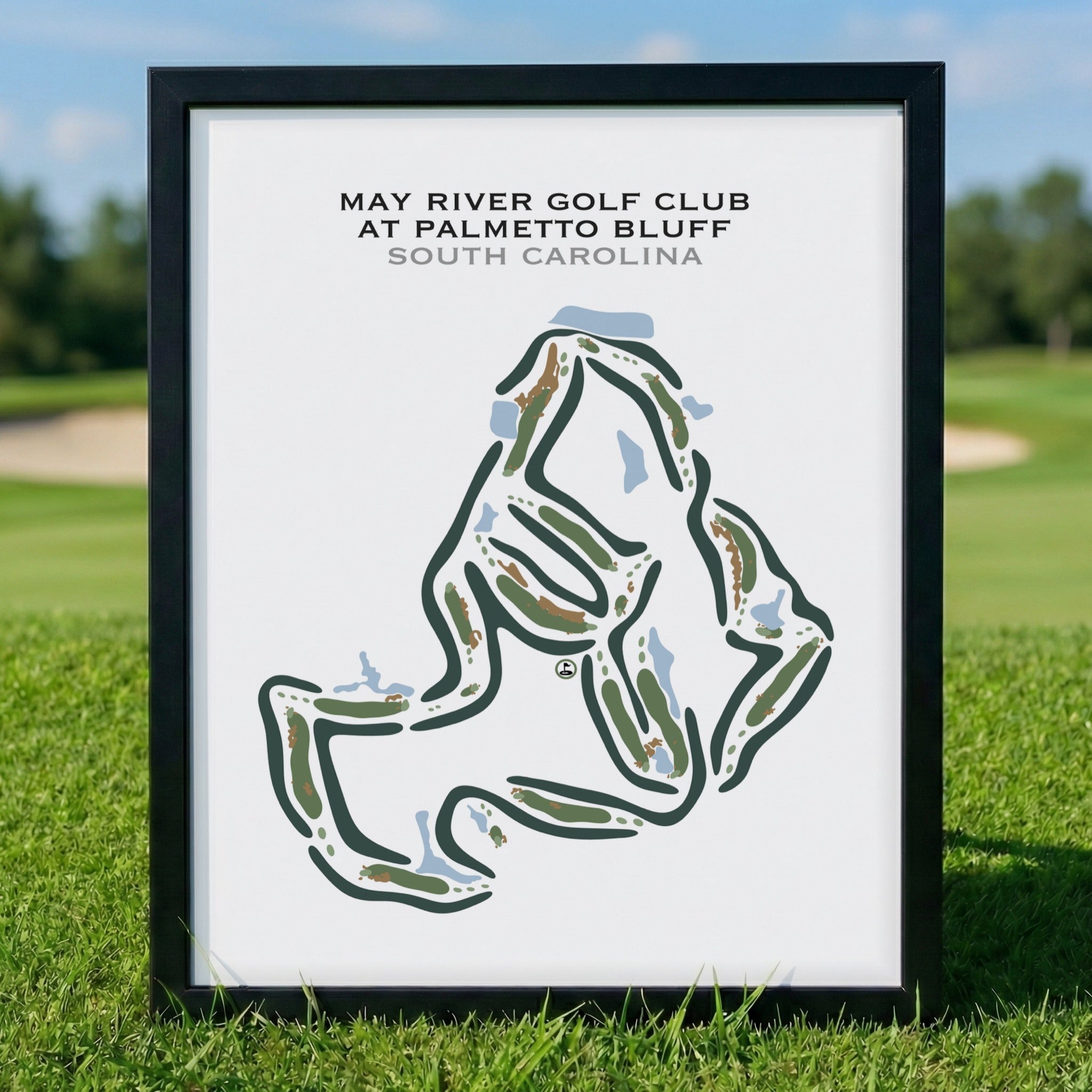 May River Golf Club Palmetto Bluff, South Carolina - Printed Golf Courses