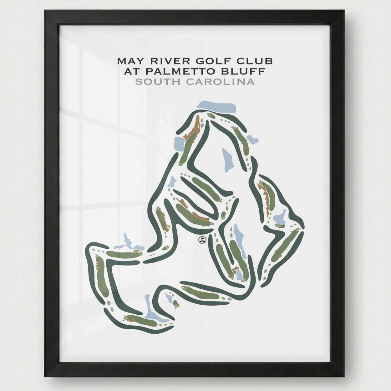 May River Golf Club Palmetto Bluff, South Carolina - Printed Golf Courses