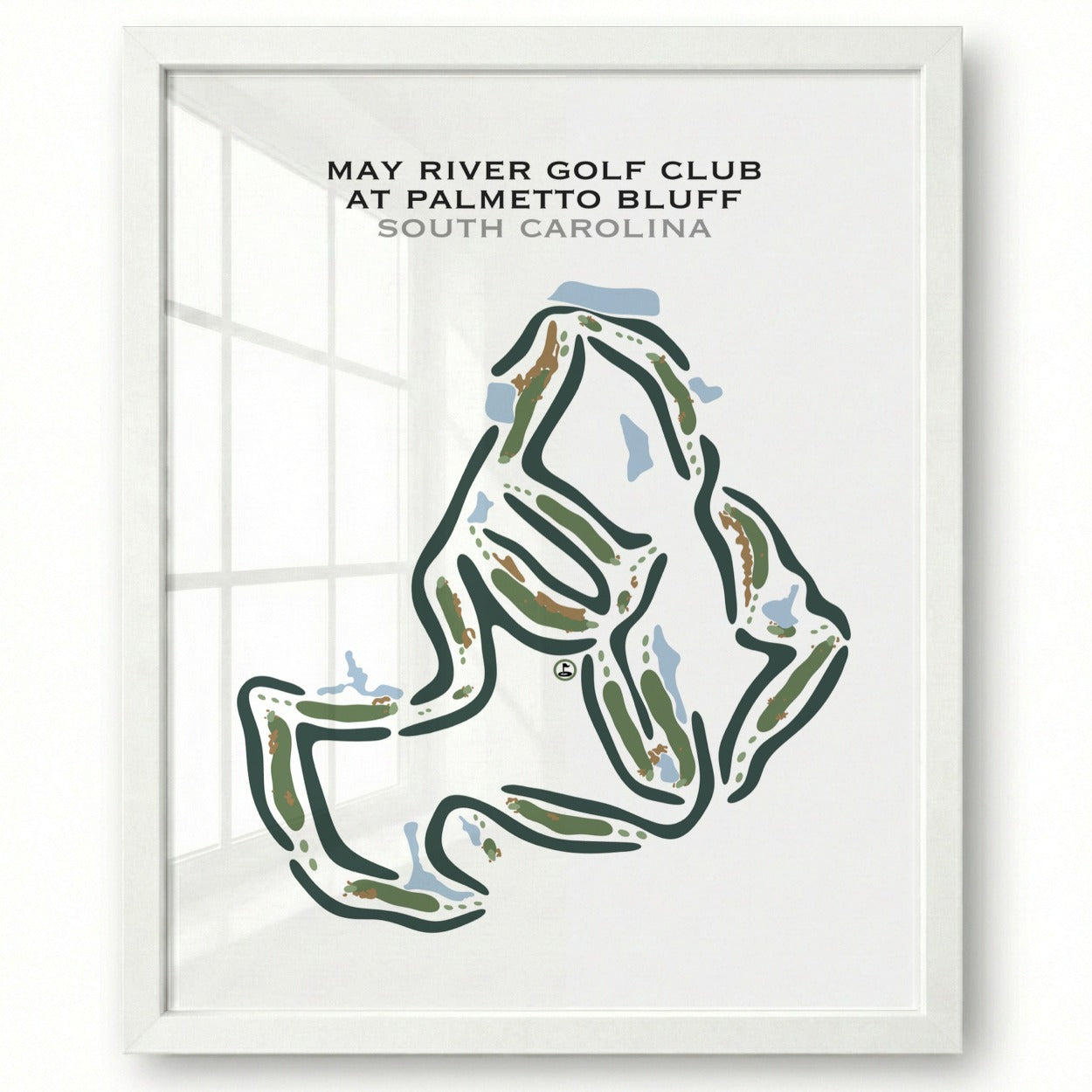 May River Golf Club Palmetto Bluff, South Carolina - Printed Golf Courses